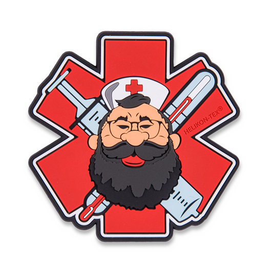Патч на липучці Helikon-Tex Beardman Medic OD-BMM-RB-25