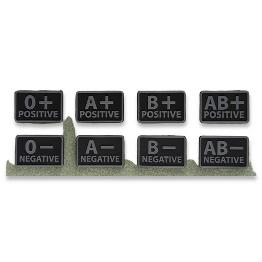 Знак Helikon-Tex Blood (set - 2pcs.), черен OD-BLP-RB-01