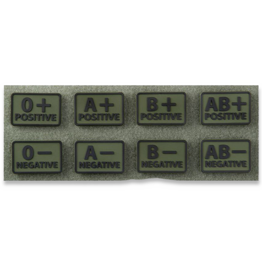 Emblemă Helikon-Tex Blood (set - 2pcs.), olive OD-BLP-RB-02