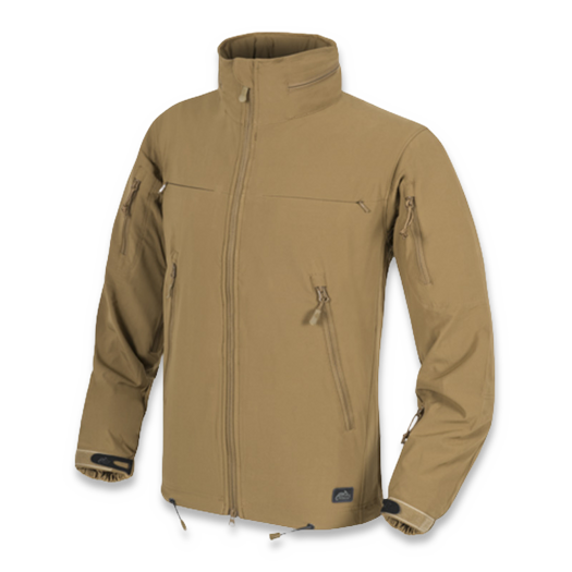 Jacket Helikon-Tex COUGAR QSA + HID - Soft Shell Windblocker - Coyote KU-CGR-SM-11-B02