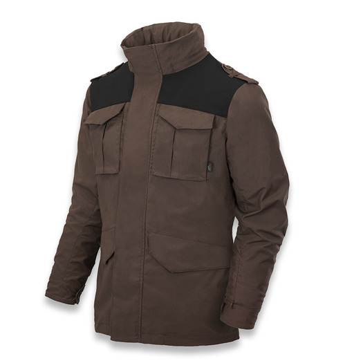 Jacket Helikon-Tex Covert M-65 Jacket® - Earth Brown / Black A, XS KU-C65-DC-0A01A-B02