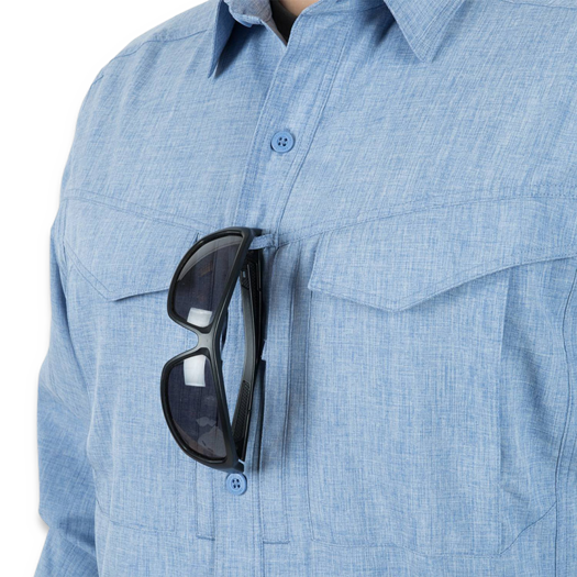 Helikon-Tex Defender Mk2 Gentleman Shirt, melange blue KO-DGM-PO-6520Z