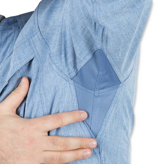 Helikon-Tex Defender Mk2 Gentleman Shirt, melange blue KO-DGM-PO-6520Z