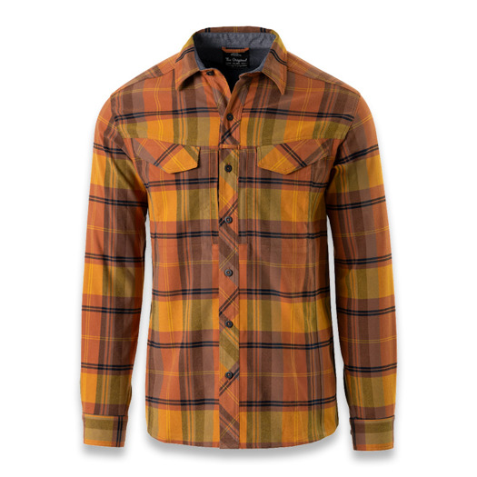 Helikon-Tex Defender Mk2 Shirt - Evening Pumpkin Plaid, L KO-DF2-NS-2R-B05