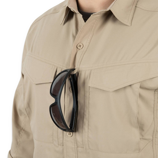 Helikon-Tex Defender Mk2 Tropical Shirt, silver mink KO-DTR-PS-69