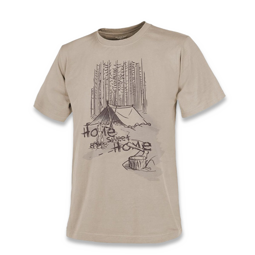 Camiseta Helikon-Tex Home Sweet Home, khaki TS-HSH-CO-13