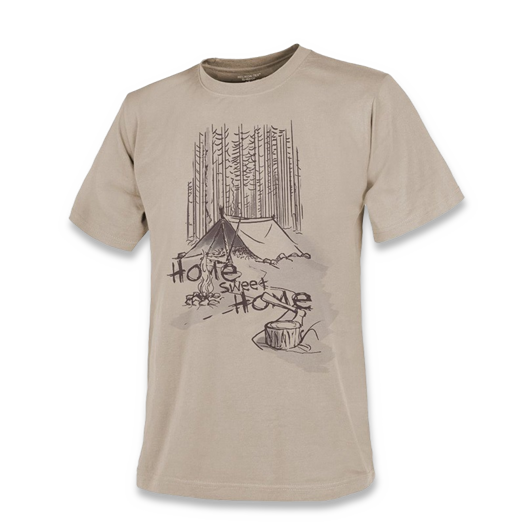 Camiseta Helikon-Tex Home Sweet Home, khaki TS-HSH-CO-13
