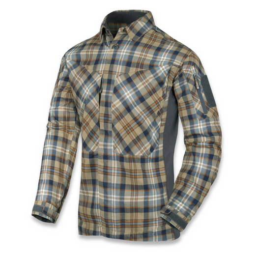 Helikon-Tex MBDU Flannel Shirt, ginger plaid KO-MBD-PO-P2