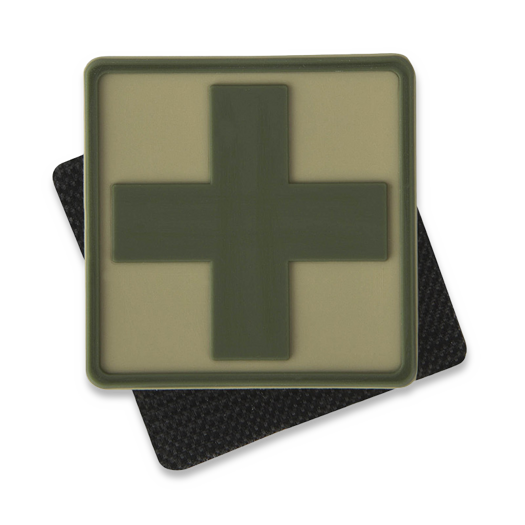 Helikon-Tex Medic Cross 패치, khaki OD-MED-RB-13