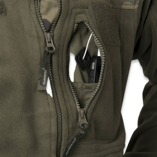 Куртка Helikon-Tex Polish Infantry Fleece, black/pl woodland BL-INF-HF-17