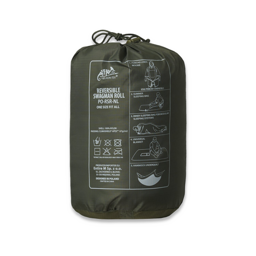 Helikon-Tex Reversible Swagman Roll - Mitchell Camo Leaf / Mitchell Camo Clouds PO-RSR-NL-1C1DA