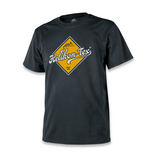 Camiseta Helikon-Tex Road Sign, negro TS-HRS-CO-01