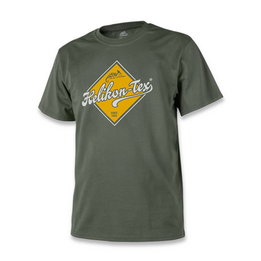 Helikon-Tex Road Sign t恤衫, 綠色 TS-HRS-CO-02