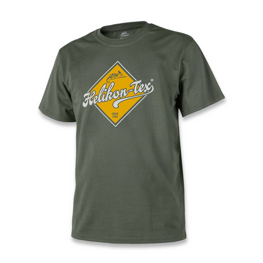 T-shirt Helikon-Tex Road Sign, verde TS-HRS-CO-02