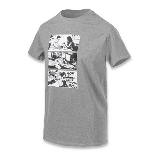 Helikon-Tex T-shirt (Combat Date) - Mid Grey Melange TS-CBT-CO-2M