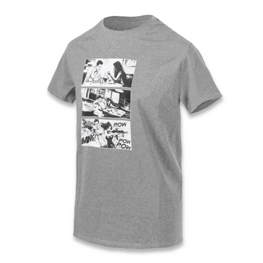 Helikon-Tex T-shirt (Combat Date) - Mid Grey Melange TS-CBT-CO-2M