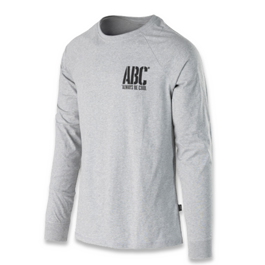 Helikon-Tex T-shirt Long Sleeve (ABC Always Be Cool) - Mid Grey Melange TS-ALB-CO-2M