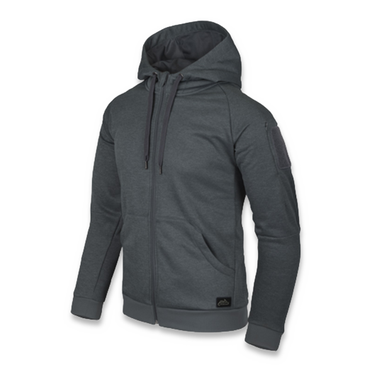 Helikon-Tex Urban Tactical Hoodie (FullZip) - Melange Black-Grey BL-UHF-PO-M1