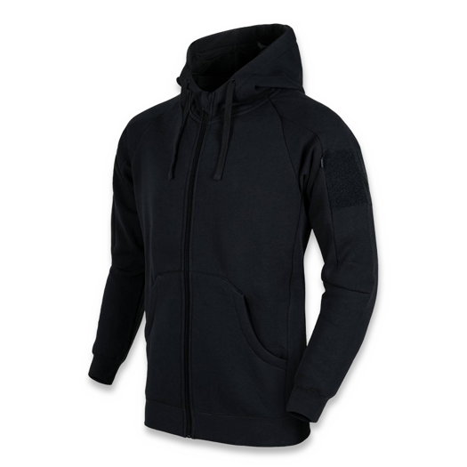 Helikon-Tex Urban Tactical Hoodie Lite FullZip, שחור BL-ULF-CB-01