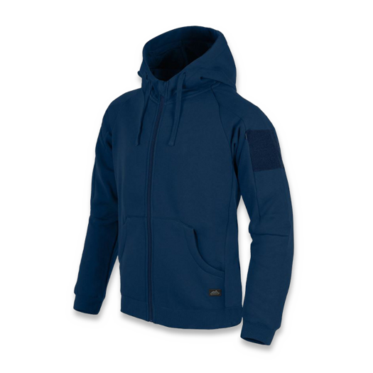 Helikon-Tex Urban Tactical Hoodie Lite FullZip, כחול BL-ULF-CB-65