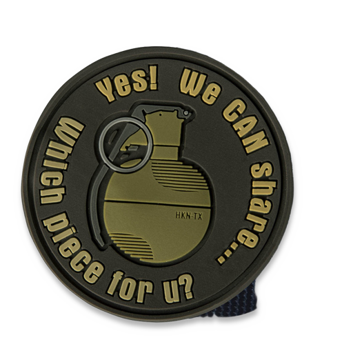 Emblema Helikon-Tex We Can Share, marrom OD-GSH-RB-30