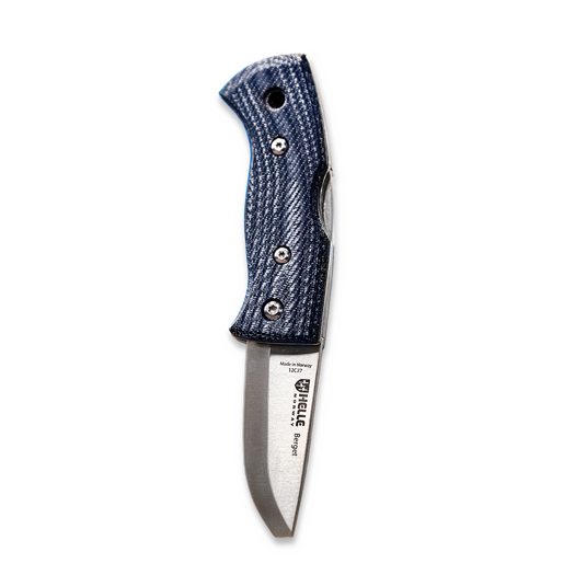 Coltello pieghevole Helle 761 Berget, Denim Micarta