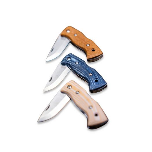 Coltello pieghevole Helle 761 Berget, Denim Micarta