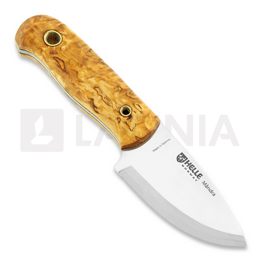 Helle Mandra peilis, kabinamas ant kaklo