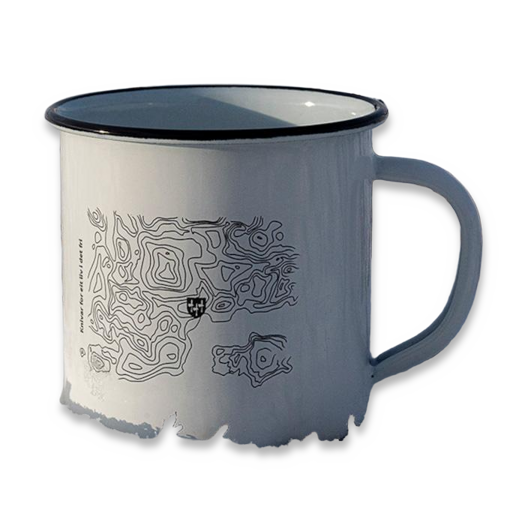 Helle Map Enamel Cup