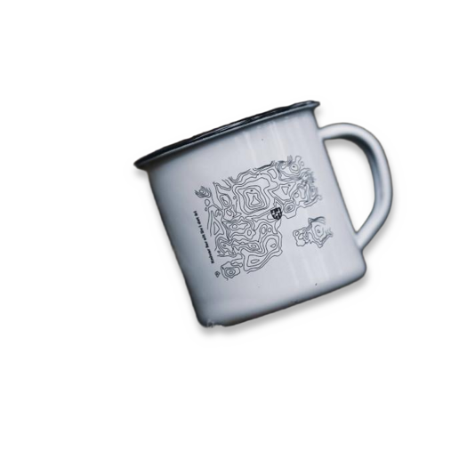 Helle Map Enamel Cup