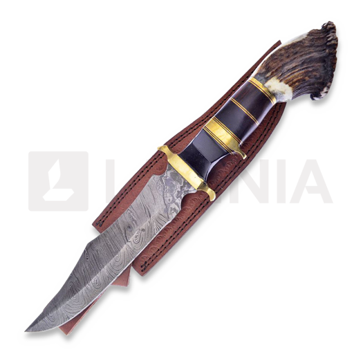 Ніж Hen & Rooster Bowie Deer Stag Damascus
