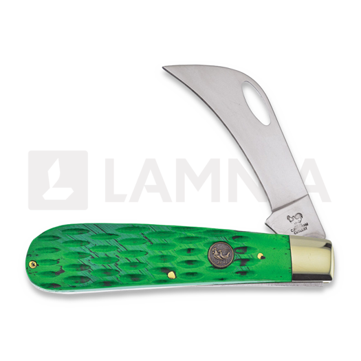 Hen & Rooster Hawkbill Green Pick Bone kääntöveitsi