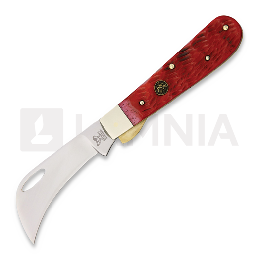 Pocket knife Hen & Rooster Hawkbill Red Pick Bone