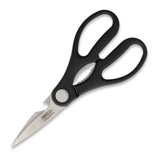 Hen & Rooster Kitchen Shears Black