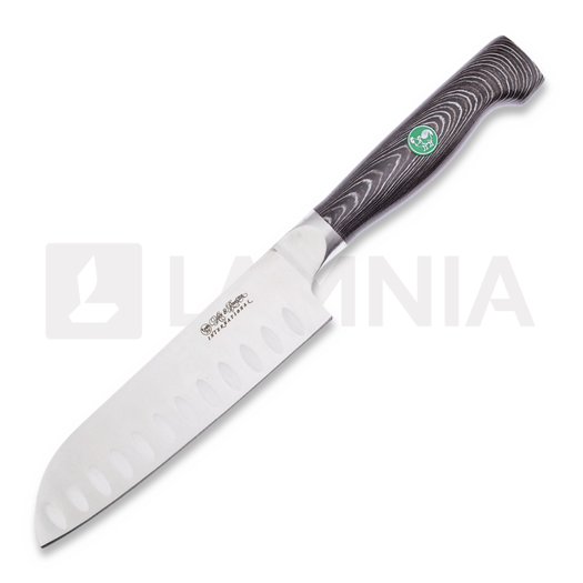 Hen & Rooster Santoku, nero