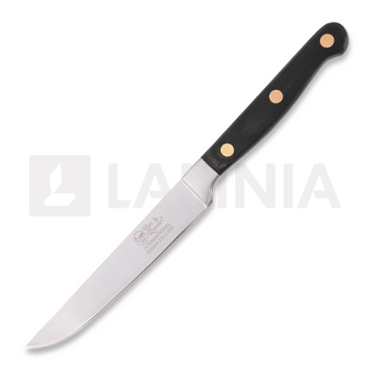 Hen & Rooster Steak Knife Set Black Wood