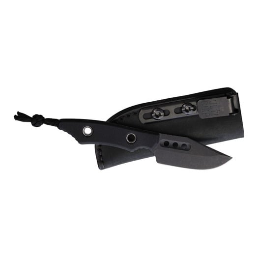 Heretic Knives Kobold, Black G-10, Battleworn