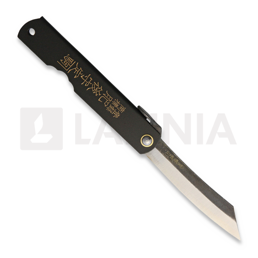 Coltello pieghevole Higonokami Blue Paper Steel Black