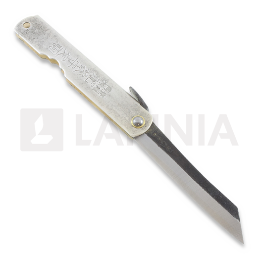 Higonokami Koriwa folding knife, silver