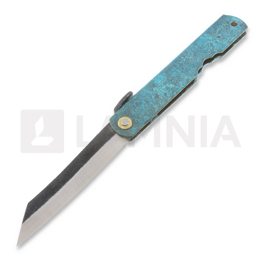 Zavírací nůž Higonokami Koriwa, turquoise