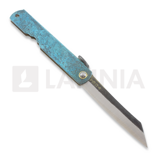Couteau pliant Higonokami Koriwa, turquoise