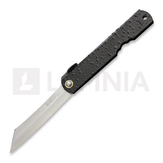 Higonokami Mizushibuki Splash Taschenmesser, schwarz