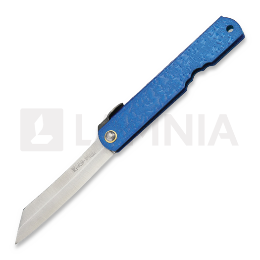 Coltello pieghevole Higonokami Mizushibuki Splash, blu