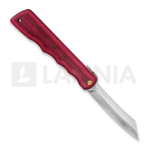 Coltello pieghevole Higonokami Woody VG10, rosso