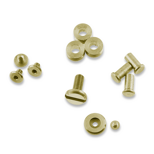 Hinderer 3.0 XM-18 Complete Hardware Kit, brass