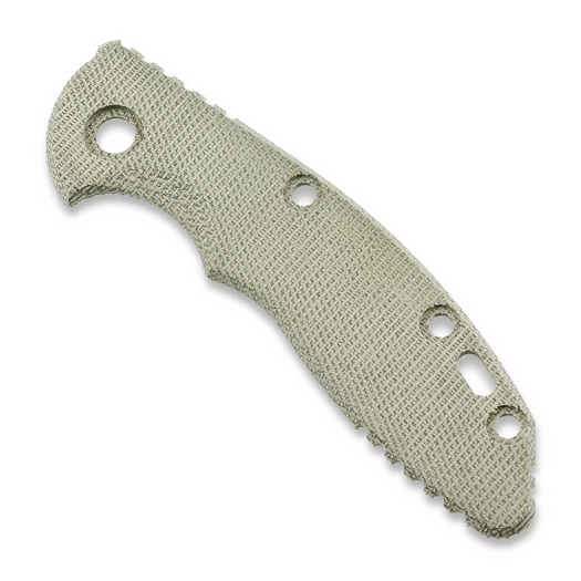 Handle scales Hinderer 3.0 XM-18 Scale Smooth Micarta OD Green