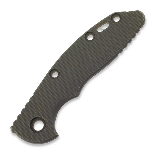 Hinderer 3.0 XM-18 Scale Textured Titanium Battle Bronze handle scales