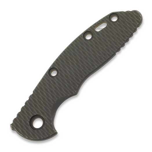 Hinderer 3.0 XM-18 Scale Textured Titanium Battle Bronze handle scales