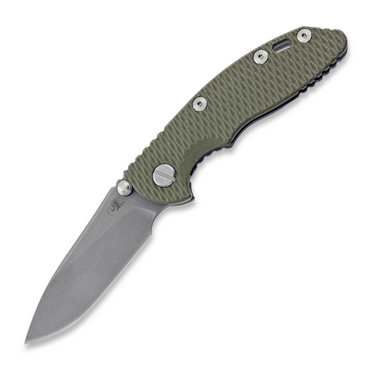 Couteau pliant Hinderer 3.0 XM-18 Slicer Non Flipper Tri-Way Working Finish OD Green G10