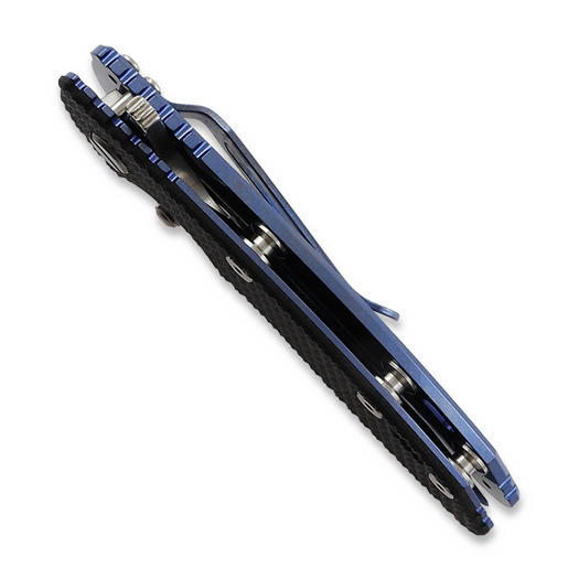 Hinderer 3.0 XM-18 Spanto Tri-Way Stonewash Blue Black G10 folding knife